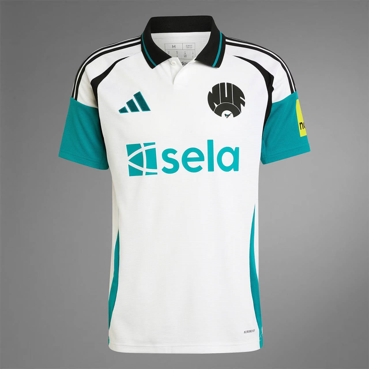 Terceira-camisa-do-Newcastle-United-2024-2025-Adidas-kit-1 Camisa Terceira NewCastle Branca 2024/25 Masculina
