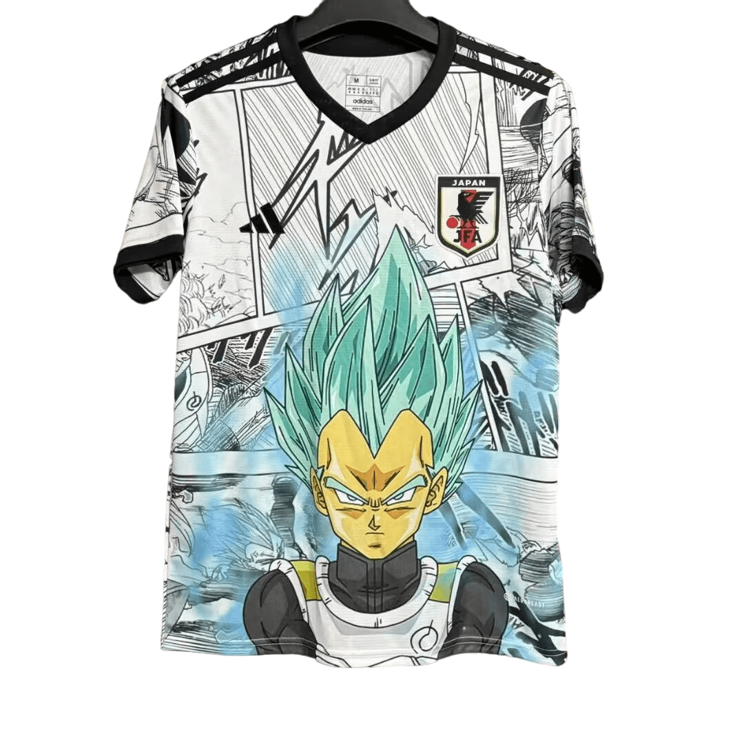 Camisa Japão Vegeta Dragon Ball Z Branca 2024/25 Masculina Camisa Japão Vegeta Dragon Ball Z Branca 2024/25 Masculina