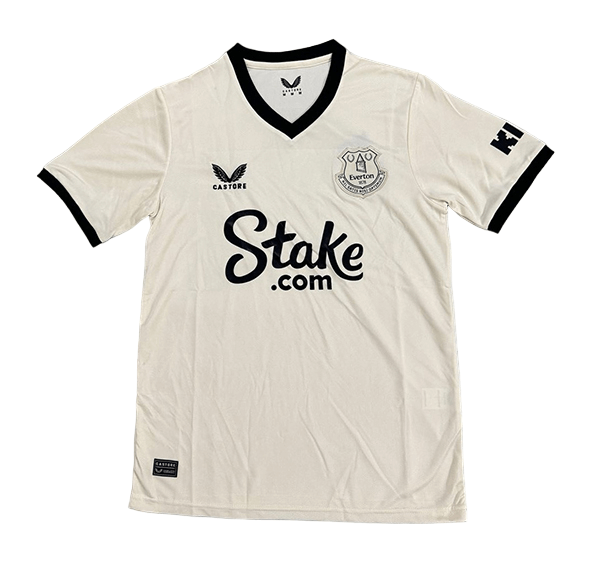 Camisa Reserva Everton FC Away Bege 2024/25 Masculina Camisa Reserva Everton FC Away Bege 2024/25 Masculina