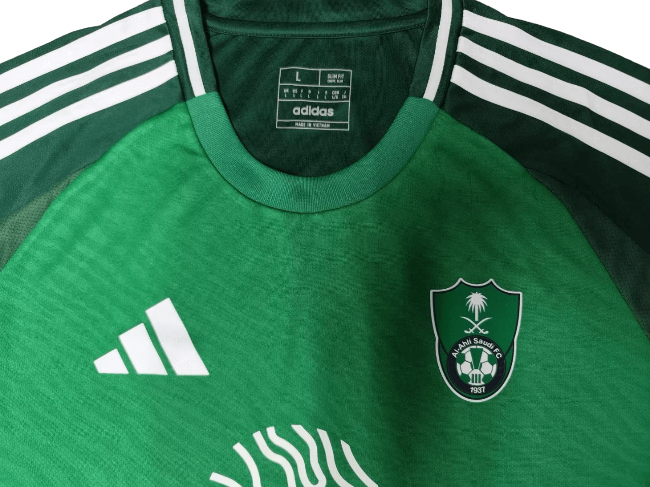 Camisa Al-Ahli Saudi Titular I Verde 2024/25 Masculina Camisa Al-Ahli Saudi Titular I Verde 2024/25 Masculina
