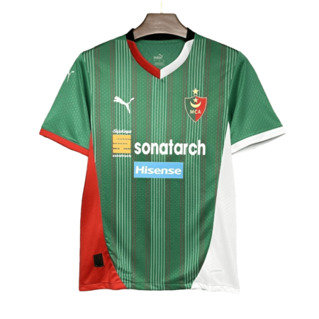 Camisa Mc Alger Verde Home I Titular 2024/25 Masculina