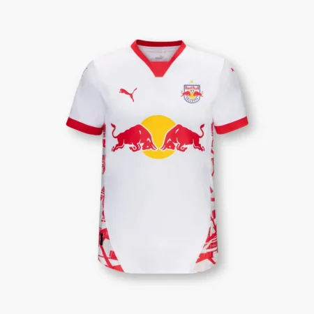 Camisa Titular Red Bull Salzburg Branca 2024/25 Masculina