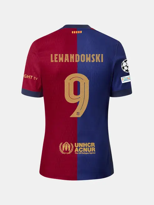 camisa-barcelona-home-vermelha-lewandowski-9-2024-25-masculina-1 Camisa Barcelona Home I Lewandowski 9 Vermelha 2024/25