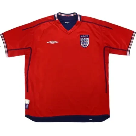 Camisa Inglaterra Vermelha II Away 2002 Masculina