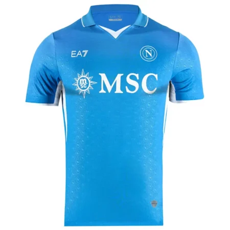 Camisa Napoli Titular Azul I Home 2024/25 Masculina
