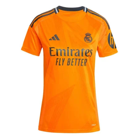 Camisa Real Madrid Reserva Laranja II 2024/25 Feminina