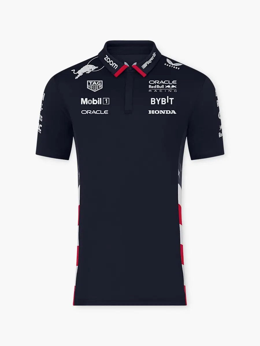 camisa-red-bull-polo-formula-1-azul-2024-25-masculina (1) Camiseta Polo Red Bull Racing F1 2024 Team EUA Driver