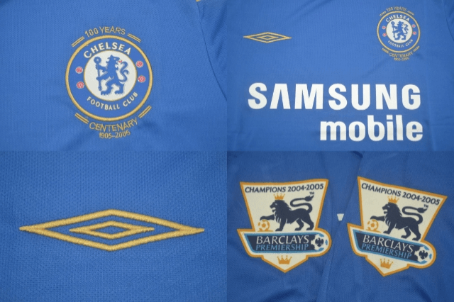 Camisa Chelsea Home I Azul 100 Anos 2005/06 Masculina Camisa Chelsea Home I Azul 100 Anos 2005/06 Masculina