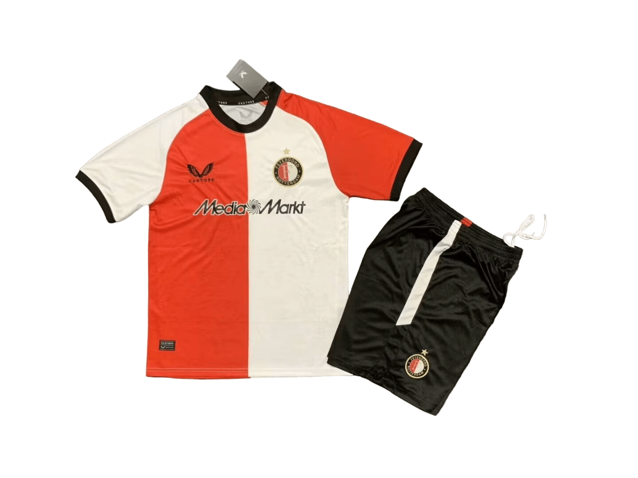 Kit Infantil Feyenoord Home I Vermelha 2024/25 Unissex Kit Infantil Feyenoord Home I Vermelha 2024/25 Unissex