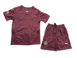 Kit Infantil Manchester City Vermelha II 2024/25 Unissex