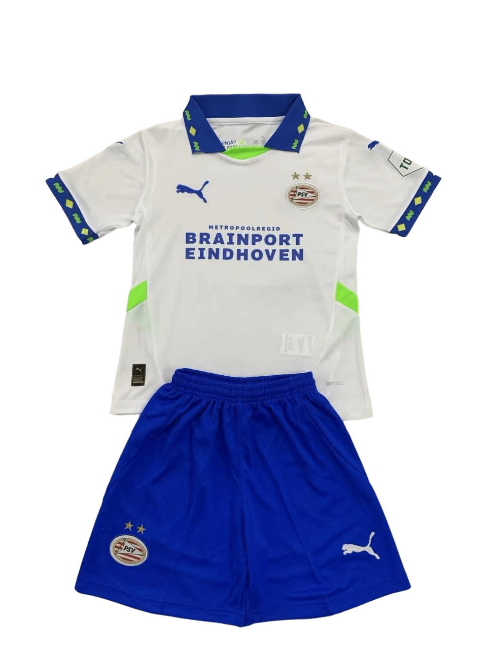 Kit Infantil PSV Branca II 2024/25 Unissex Kit Infantil PSV Branca II 2024/25 Unissex
