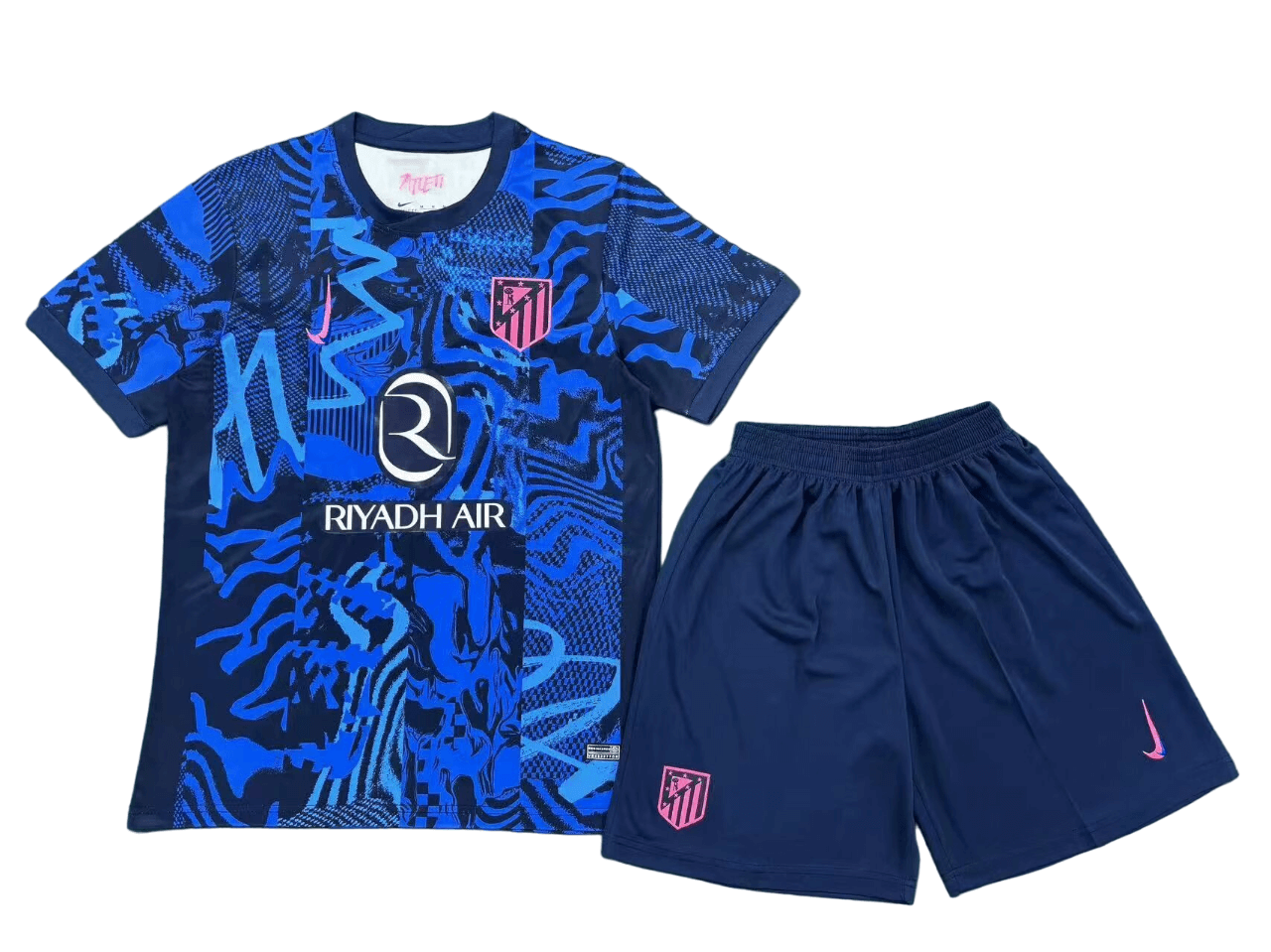Kit Infantil Atlético de Madrid Azul Escura III 2024/25 Unissex Kit Infantil Atlético de Madrid Azul Escura III 2024/25 Unissex