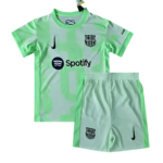 Kit Infantil Barcelona Verde III Third 2024/25 Unissex