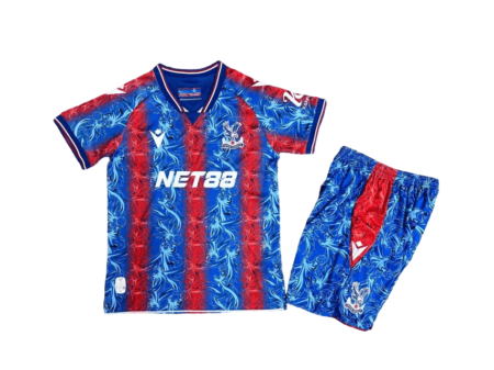 Kit Infantil Titular Crystal Palace Azul/Vermelha I 2024/25 Unissex