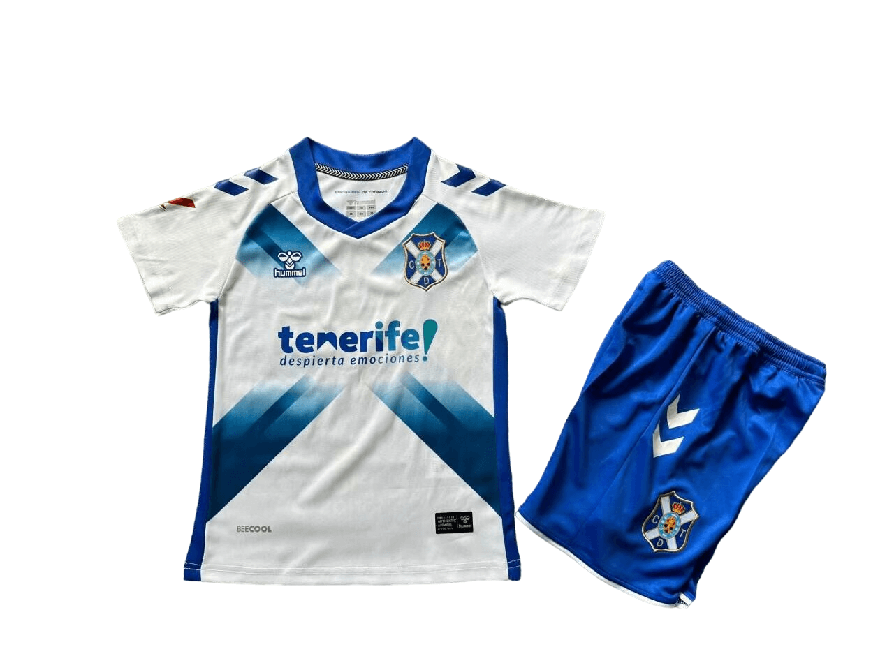 Kit Infantil Tenerife Home I Branca 2024/25 Unissex Kit Infantil Tenerife Home I Branca 2024/25 Unissex