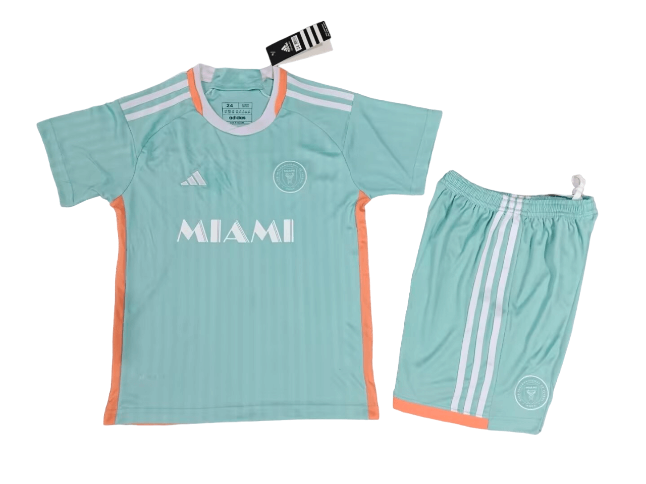 Kit Infantil Inter Miami Azul Terceira III 2024/25 Unissex Kit Infantil Inter Miami Azul Terceira III 2024/25 Unissex