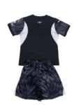 Kit Infantil Milan Preta Goleiro 2024/25 Unissex