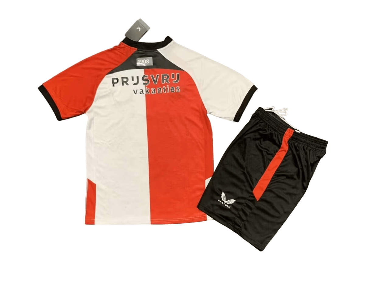 Kit Infantil Feyenoord Home I Vermelha 2024/25 Unissex Kit Infantil Feyenoord Home I Vermelha 2024/25 Unissex