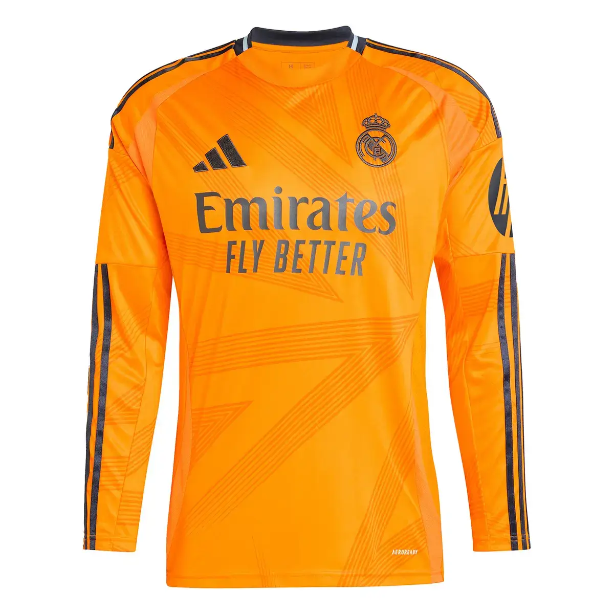 Camisa-Reserva-Real-Madrid-Vini-Jr-7-Laranja-2024-25-manga-longa-loja-malta-esportes (1) Camisa Reserva Real Madrid Vini Jr #7 Laranja 2024/25 Manga Longa