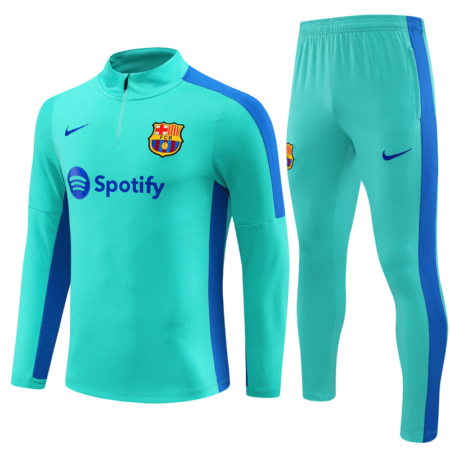 Conjunto Barcelona Treino Jaqueta/Calça Azul Marinho 2023/24