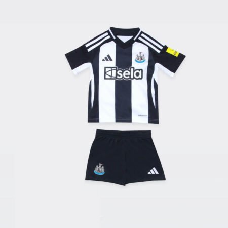 Kit Infantil Newcastle Branca Home I  2024/25 Unissex