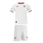 Kit Infantil Sevilla FC Home I Branca 2024/25 Unissex
