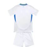 Kit Infantil Leeds United Branca 2024/25 Titular I Unissex