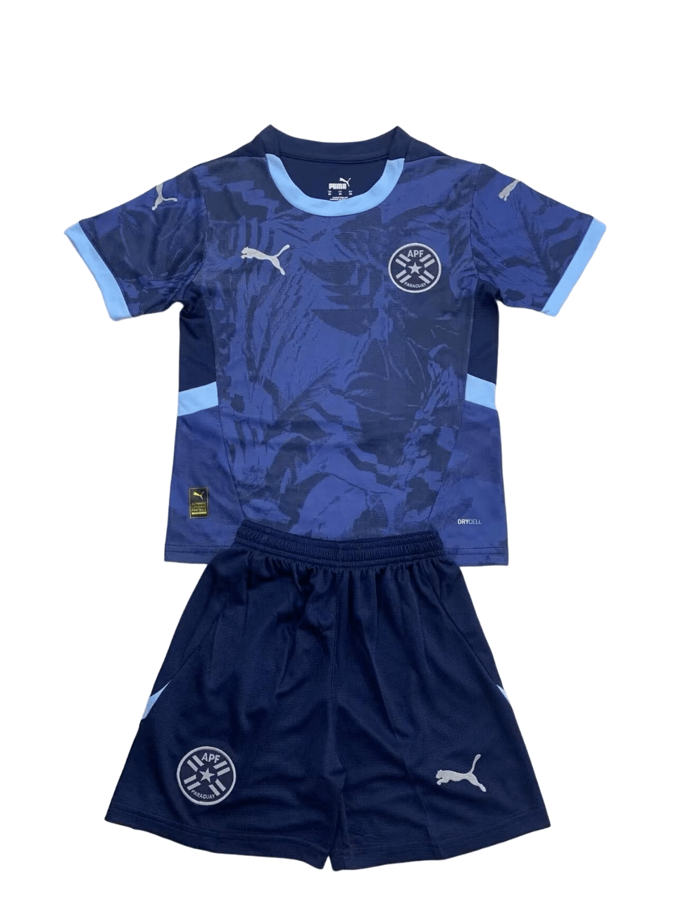 Kit Infantil Paraguai Azul Escura II 2024/25 Unissex Kit Infantil Paraguai Azul Escura II 2024/25 Unissex