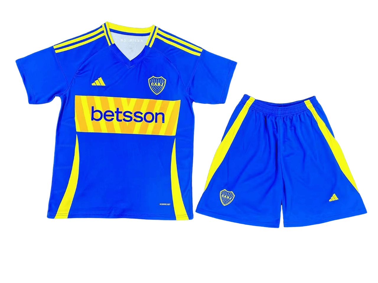 Kit Infantil Boca Juniors Titular Azul I 2024/25 Unissex Kit Infantil Boca Juniors Titular Azul I 2024/25 Unissex