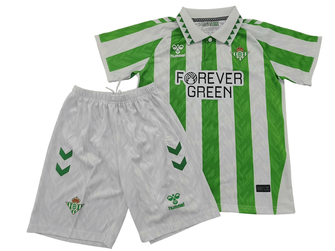 Kit Infantil Titular Real Bétis Verde I 2024/25 Unissex Kit Infantil Titular Real Bétis Verde I 2024/25 Unissex