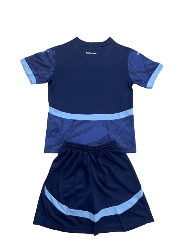 Kit Infantil Paraguai Azul Escura II 2024/25 Unissex Kit Infantil Paraguai Azul Escura II 2024/25 Unissex