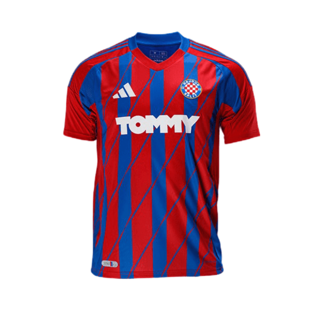 camisa-HNK-Hajduk-Split-away-ii-vermelha-azul-2024-25-masculina Camisa HNK Hajduk Split Away II Grená 2024/25 Masculina