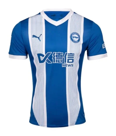 Camisa Titular Deportivo Alavés Azul I 2024/25 Masculina