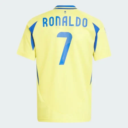 Camisa Al-Nassr Amarela Titular Cristiano Ronaldo 7 Adidas 2024/25 Masculina