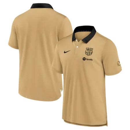Camisa Barcelona Polo Dourada 2024/25 Masculina