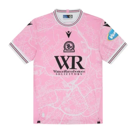 Camisa Blackburn Rovers Rosa Third III 2024/25 Masculina