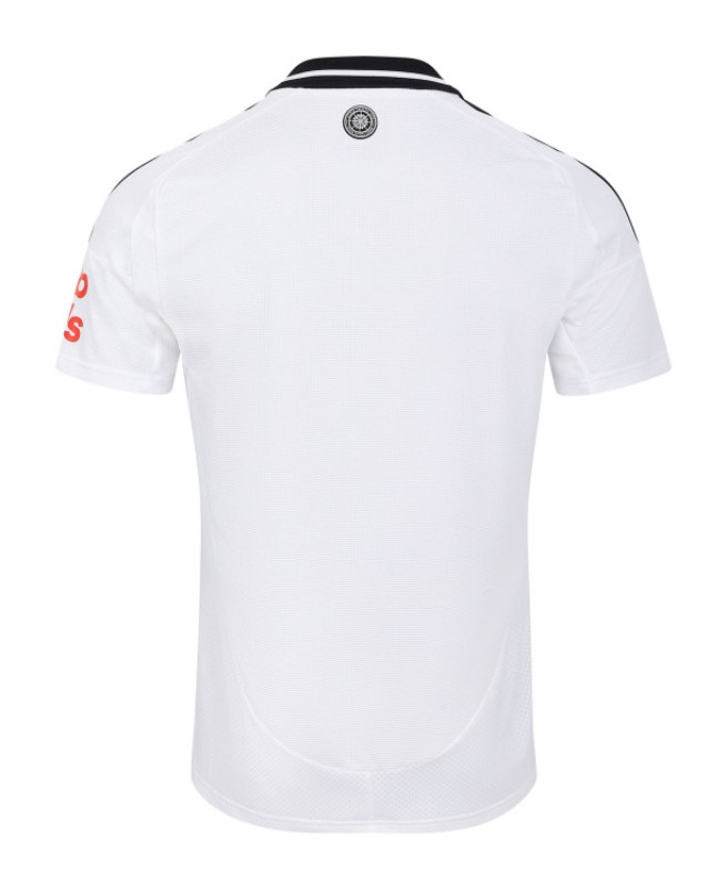 camisa do fulham branca i home 2024 2025 masculina- Camisa Fulham Titular Branca I 2024/25 Masculina