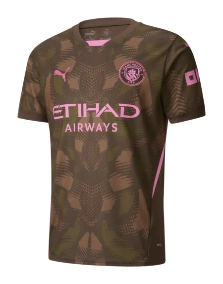 Camisa Manchester City Marron Goleiro 2024/25 Masculina