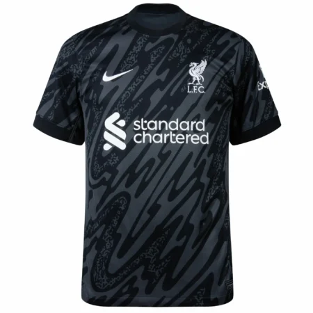 Camisa Goleiro Liverpool Preta 2024/25 Masculina