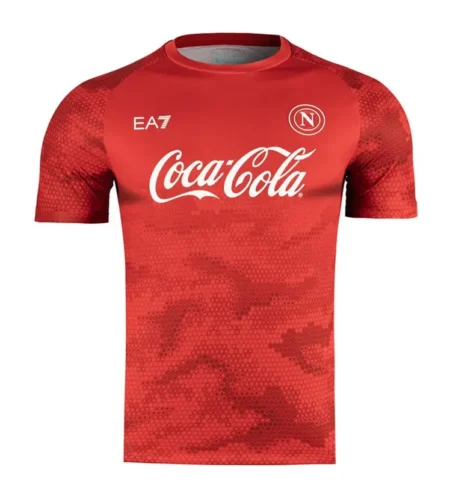 Camisa Napoli Treino Vermelha 2024/25 Masculina