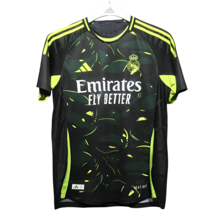 Camisa Real Madrid Tartarugas Ninjas Preta/Verde 2024/25 Jogador