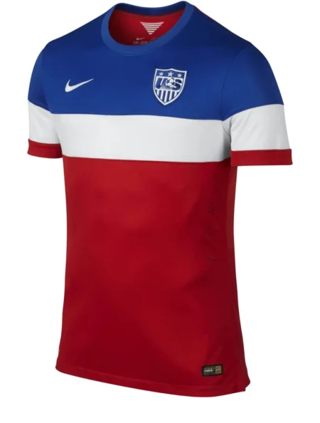 Camisa Reserva Seleção EUA Azul/Vermelha II 2024/25 Masculina