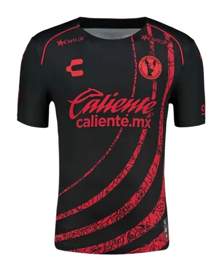 Camisa Titular Club Tijuana Preta I  2024/25 Masculina