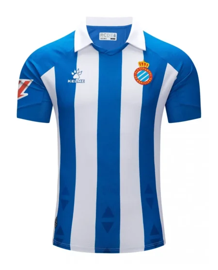 Camisa Titular Espanyol Azul Home I 2024/25 Masculina