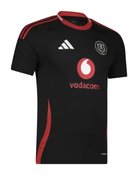 Camisa Titular Orlando Pirates Preta Home 2024/25 Masculina