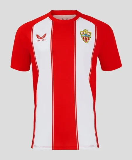 Camisa Titular UD Almería I Vermelho 2024/25 Masculina
