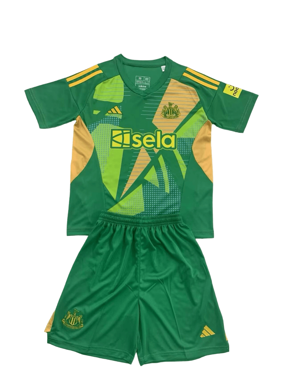 Kit Infantil Newcastle United Goleiro Verde 2024/25 Unissex Kit Infantil Newcastle United Goleiro Verde 2024/25 Unissex