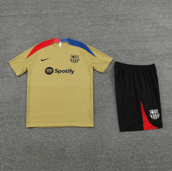 conjunto-de-treino-barcelona-camisa-short-dourada-2024-25-loja-malta-esportes (1) Conjunto Barcelona Treino Camisa/Short Dourada 2024/25