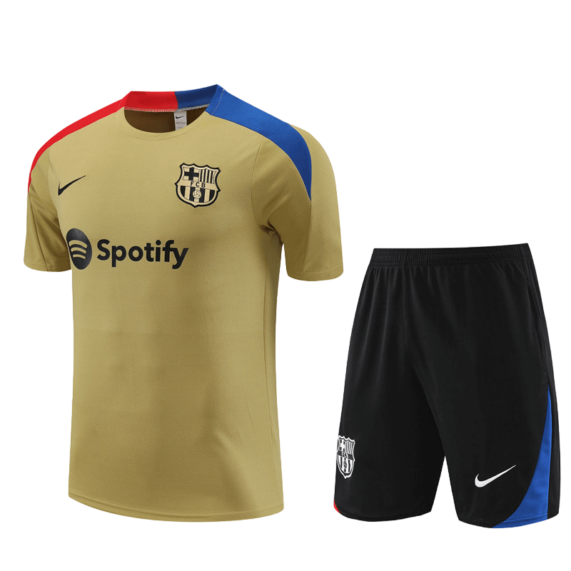conjunto-de-treino-barcelona-camisa-short-dourada-2024-25-loja-malta-esportes (2) Conjunto Barcelona Treino Camisa/Short Dourada 2024/25