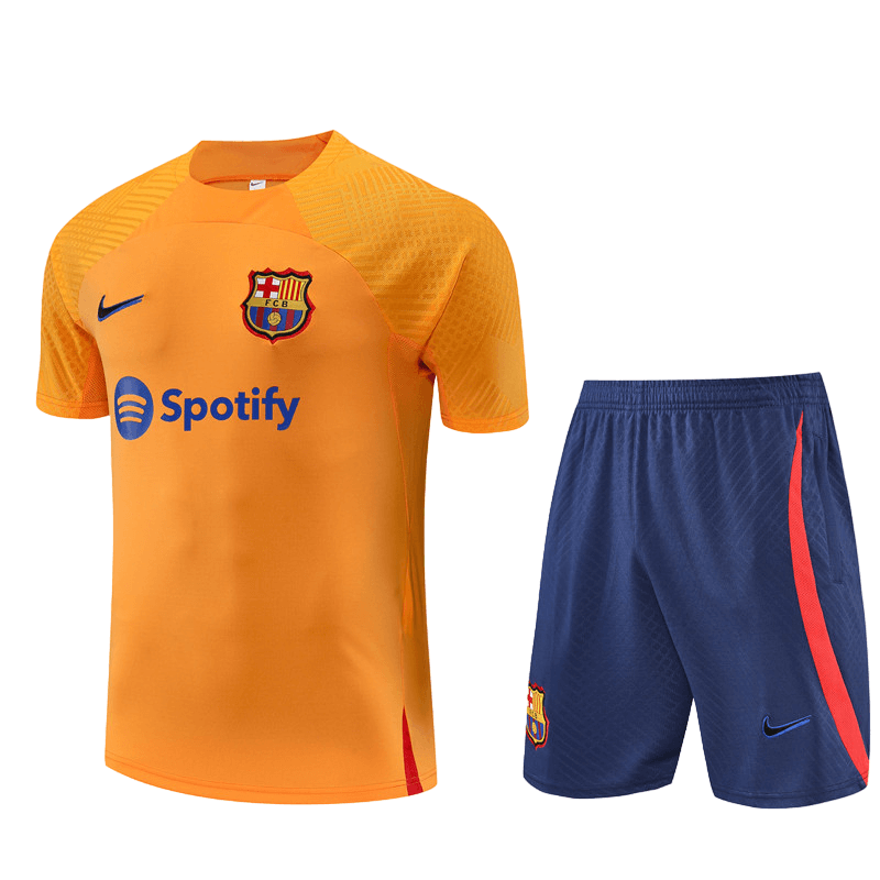conjunto-de-treino-barcelona-camisa-short-laranja-2022-23-loja-malta-esportes (2) Conjunto Barcelona Treino Camisa/Short Laranja 2022/23